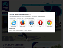 Tablet Screenshot of columbusschool.asg-almere.nl